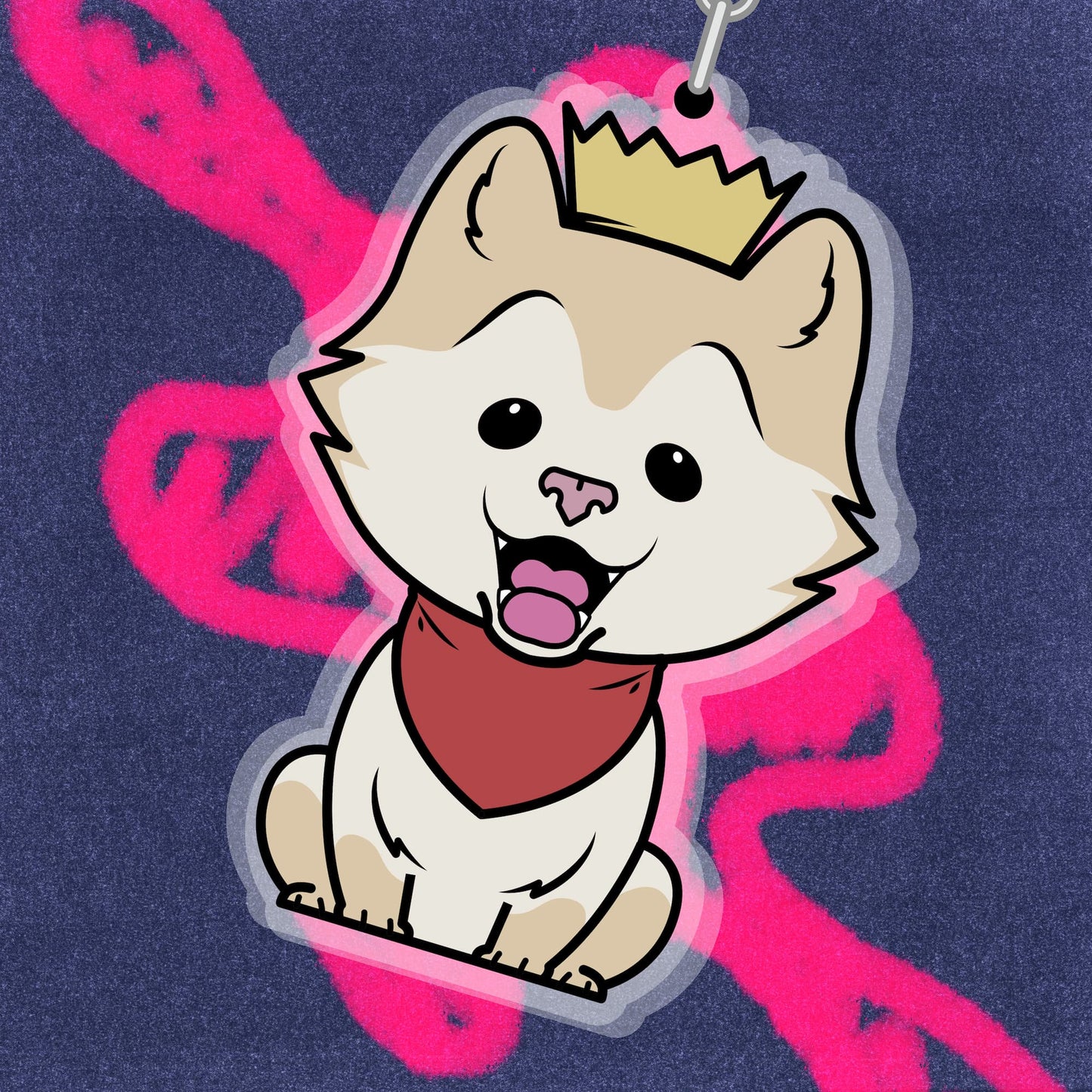 Pom Pom Keychain